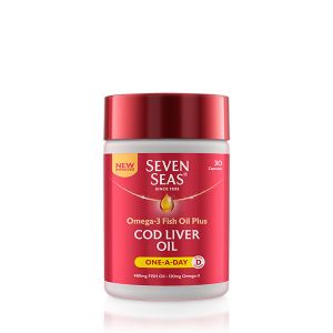 Seven Seas Omega 3 Fish Oil Plus Cod Liver Oil One A Day with Vitamin D