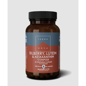 Terranova Bilberry, Lutein and Astaxanthin Eye Support 50 capsules
