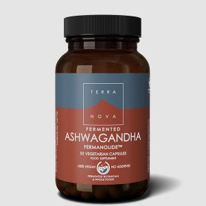 Terranova Fermented Ashwagandha 50 Vegetarian Capsules