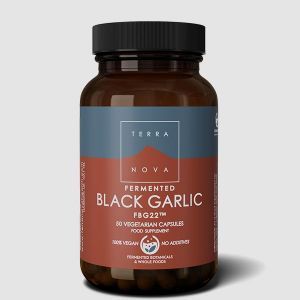 Terranova Fermented Black Garlic 50 Vegetarian Capsules