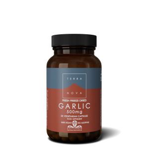 Terranova Garlic (freeze Dried) 50 Vegetarian Capsules