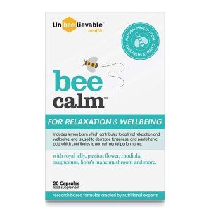 Unbeelievable Health Bee Calm Relaxation & Wellbeing 20 Capsules