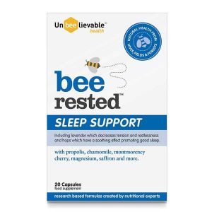 Unbeelievable Health Bee Rested Sleep Support 20 Capsules