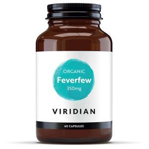 Viridian Organic Feverfew 60 Vegetarian Capsules