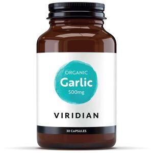 Viridian Organic Garlic 500mg 30 Vegetarian Capsules