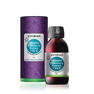 Viridian Organic Elderberry Extract with Vitamin C 100ml