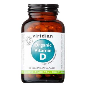 Viridian Organic Vegan Vitamin D2 400IU 60 Capsules
