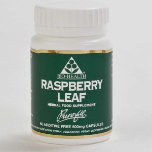 Bio-health Raspberry Leaf 500mg 60 Vegetarian Capsules
