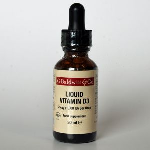 Baldwins Vitamin D3 Liquid 1000iu 30ml