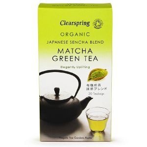 Clearspring Organic Matcha Green Tea - Japanese Sencha Blend 20 Teabags