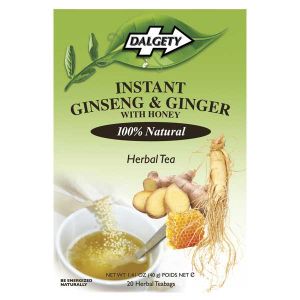 Dalgety Instant Ginseng & Ginger With Honey 18 Tea Bags