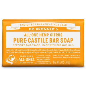 Dr Bronner Magic Soap Citrus Orange 140g Bar