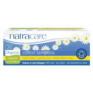 Natracare Organic All Cotton Digital Tampons X 20 (regular)