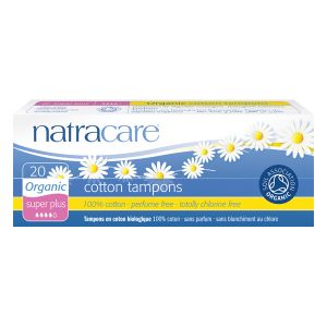 Natracare Organic All Cotton Digital Tampons X 20 (super Plus)