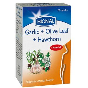 Bional Garlic, Olive And Hawthorn Berry 80 Capsules