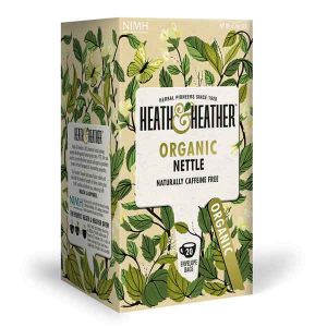 Heath And Heather Organic Nettle Tea 20 Infusion Bags
