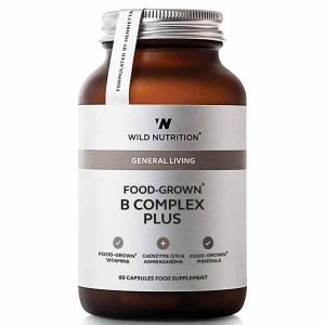 Wild Nutrition General Living Food-Grown B Complex Plus 60 Capsules