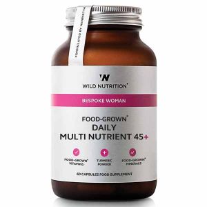 Wild Nutrition Bespoke Woman Food-Grown Daily Multi Nutrient 45+ 60 Capsules