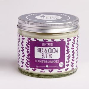 Laughing Bird Shea & Cocoa Butter Body Cream (with Lavender & Chamomile) 250ml