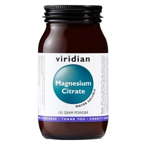 Viridian Magnesium Citrate (water Soluble) 150g Powder