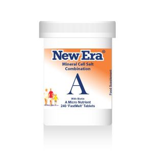 New Era Mineral Cell Salts Combination A 240 'fastmelt' Tablets