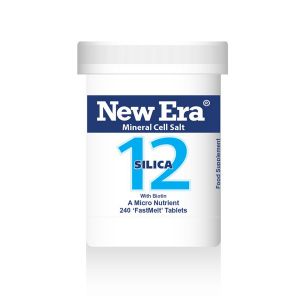 New Era Mineral Cell Salts No.12 Silica (silicon Dioxide) 240 'fastmelt' Tablets