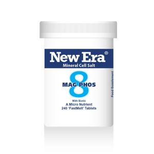 New Era Mineral Cell Salts No.8 Mag Phos (magnesium Phosphate) 240 'fastmelt' Tablets