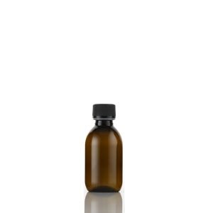 Plastic Amber (PET) Bottles 150ml