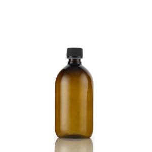 Plastic Amber (PET) Bottles 500ml