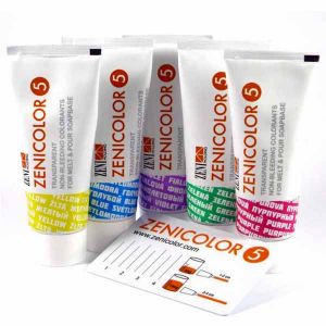 Zenicolor 5 Transparent, Non-Bleeding Colorants For Soap Bases 5 x 30g Tubes