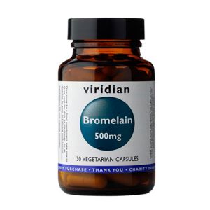 Viridian Bromelain 500mg 90 Vegecaps