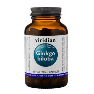 Viridian Ginkgo Biloba Leaf Extract 60 Vegetarian Capsules