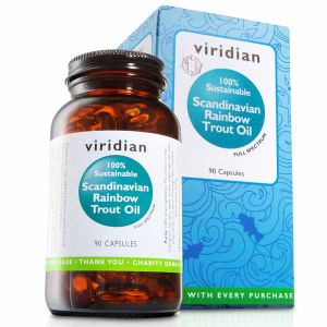 Viridian 100% Sustainable Scandinavian Rainbow Trout Oil Capsules