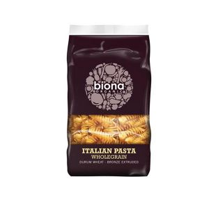 Biona Organic Wholegrain Italian Durum Wheat Fusilli Pasta 500g