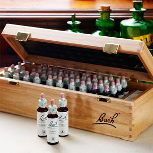 Bach Flower Remedies 20ml Complete Set In A Wooden Carrying Case.