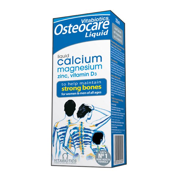Vitabiotics Osteocare Liquid Calcium Magnesium Vitamin D Zinc 0ml G Baldwin Co