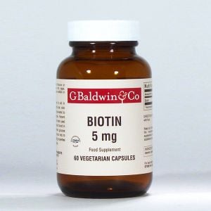 Baldwins Biotin 5mg 60 Vegecaps