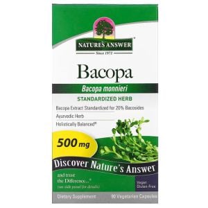 Natures Answer Bacopa 500 mg 90 Vegetarian Capsules