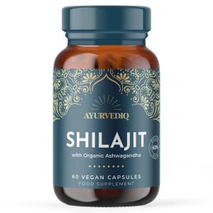 Ayurvediq Organic Shilajit and Ashwagandha 60 caps