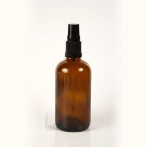 Alpha Glass Bottles with Lotion Pumps 100ml