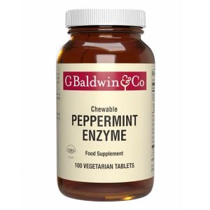Baldwins Chewable Peppermint Enzymes 100 Vegetable Tablets