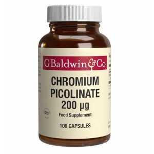 Baldwins Chromium Picolinate 200mcg 100 Capsules