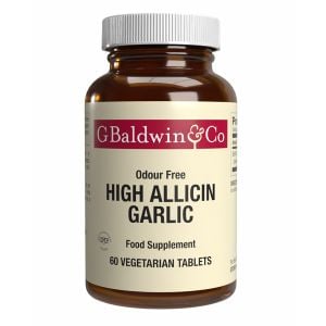 Baldwins High Allicin Garlic 500mg 60 Vegetable Capsules