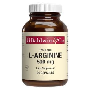 Baldwins L-arginine 500mg 90 Capsules