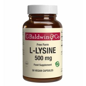 Baldwins L-lysine 500mg 50 Capsules
