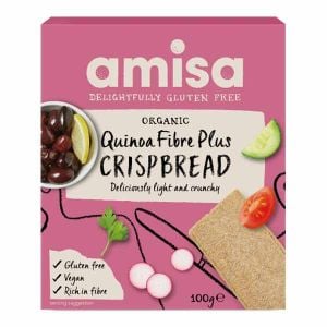Amisa Organic Gluten Free Quinoa Crispbread 100g