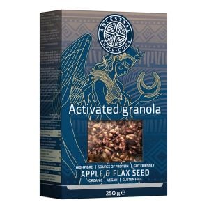 Ancestral Superfoods Activated Granola Apple and Flaxseed 250g