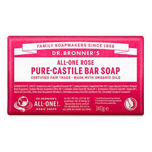 Dr Bronner All One Rose Pure Castille Soap Bar 140g