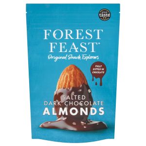 Forest Feast Salted Dark Chocolate Almonds 120g