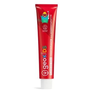 Georganics Geokids Fluoride Free Toothpaste with Hydroxyapatite Strawberry 75ml